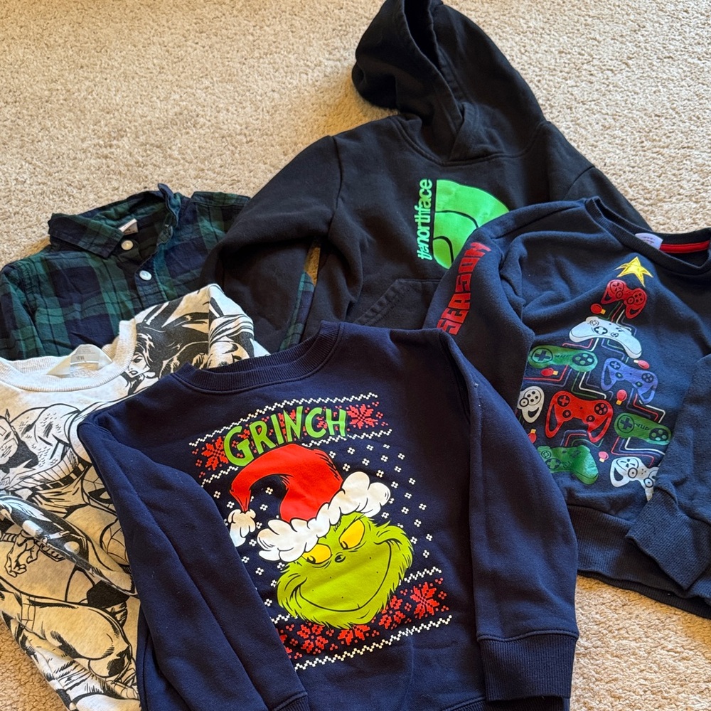 Kids boys crew neck bundle